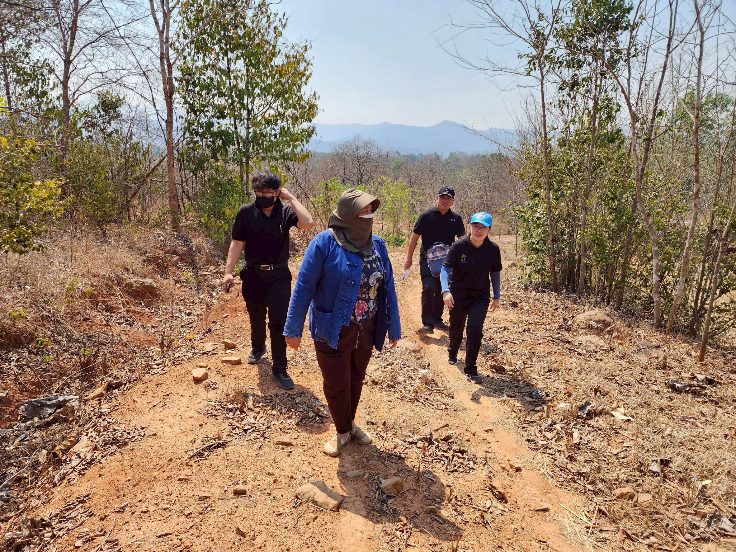 🖤 สพอ.ฟากท่า ลงพื้นที่สำรวจแปลงโคก หนอง นา เพื่อเตรียมยกระดับตามแนวทาง 5P 🖤