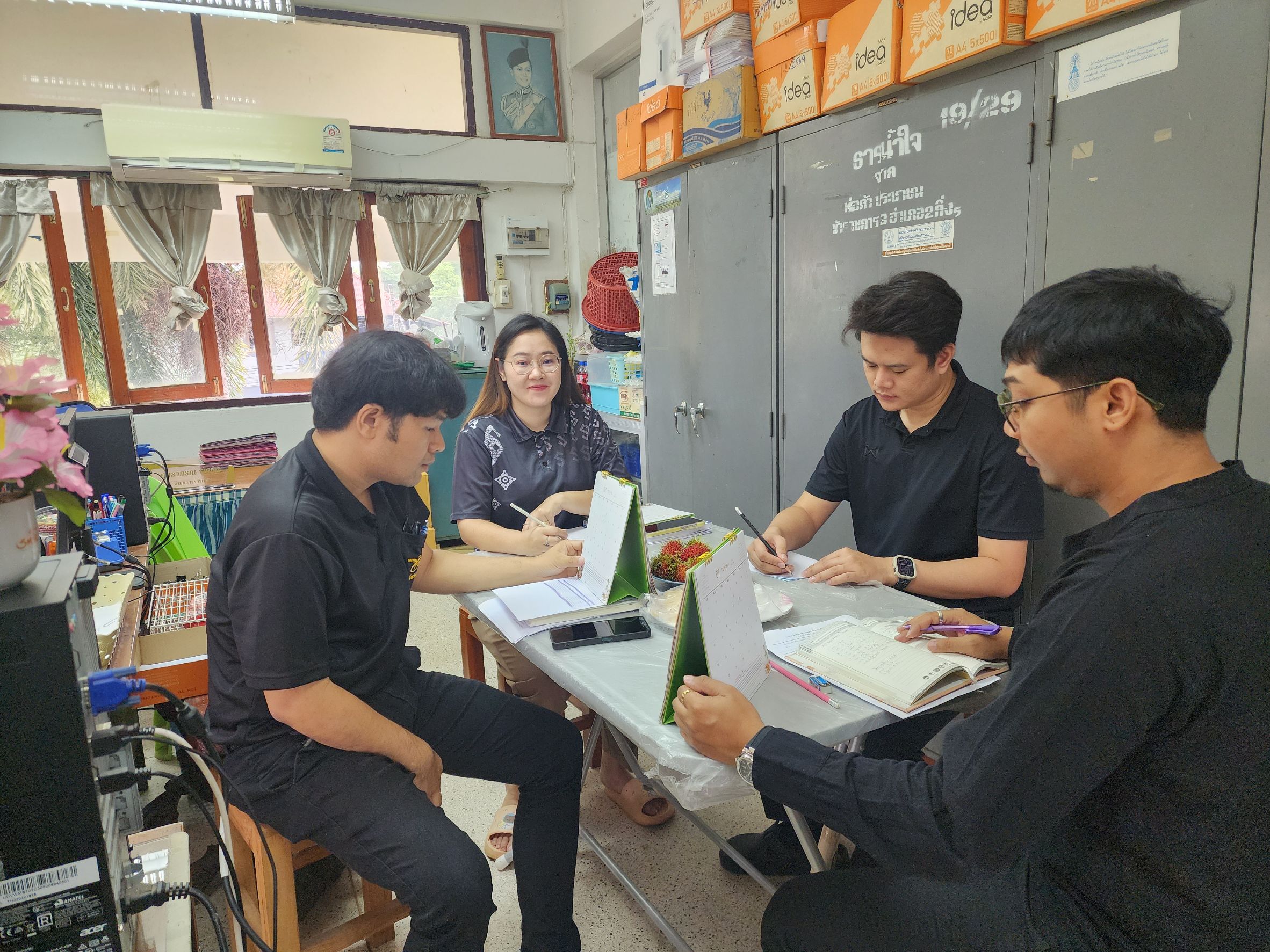 🖤 สพอ.ฟากท่า ประชุมบุคลากรสำนักงานพัฒนาชุมชนอำเภอฟากท่า ประจำเดือนกรกฎาคม 2569🖤