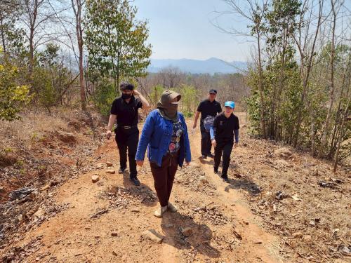 🖤 สพอ.ฟากท่า ลงพื้นที่สำรวจแปลงโคก หนอง นา เพื่อเตรียมยกระดับตามแนวทาง 5P 🖤