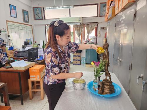 🖤 สพอ.ฟากท่า ร่วมกิจกรรมสรงน้ำพระพุทธพัฒนปชานาถ เนื่องในเทศกาลสงกรานต์ 2569🖤